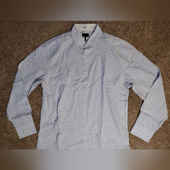 Good Man Brand Long Sleeve Patterned Button Down Shirt NWOT - Picture 2 of 11